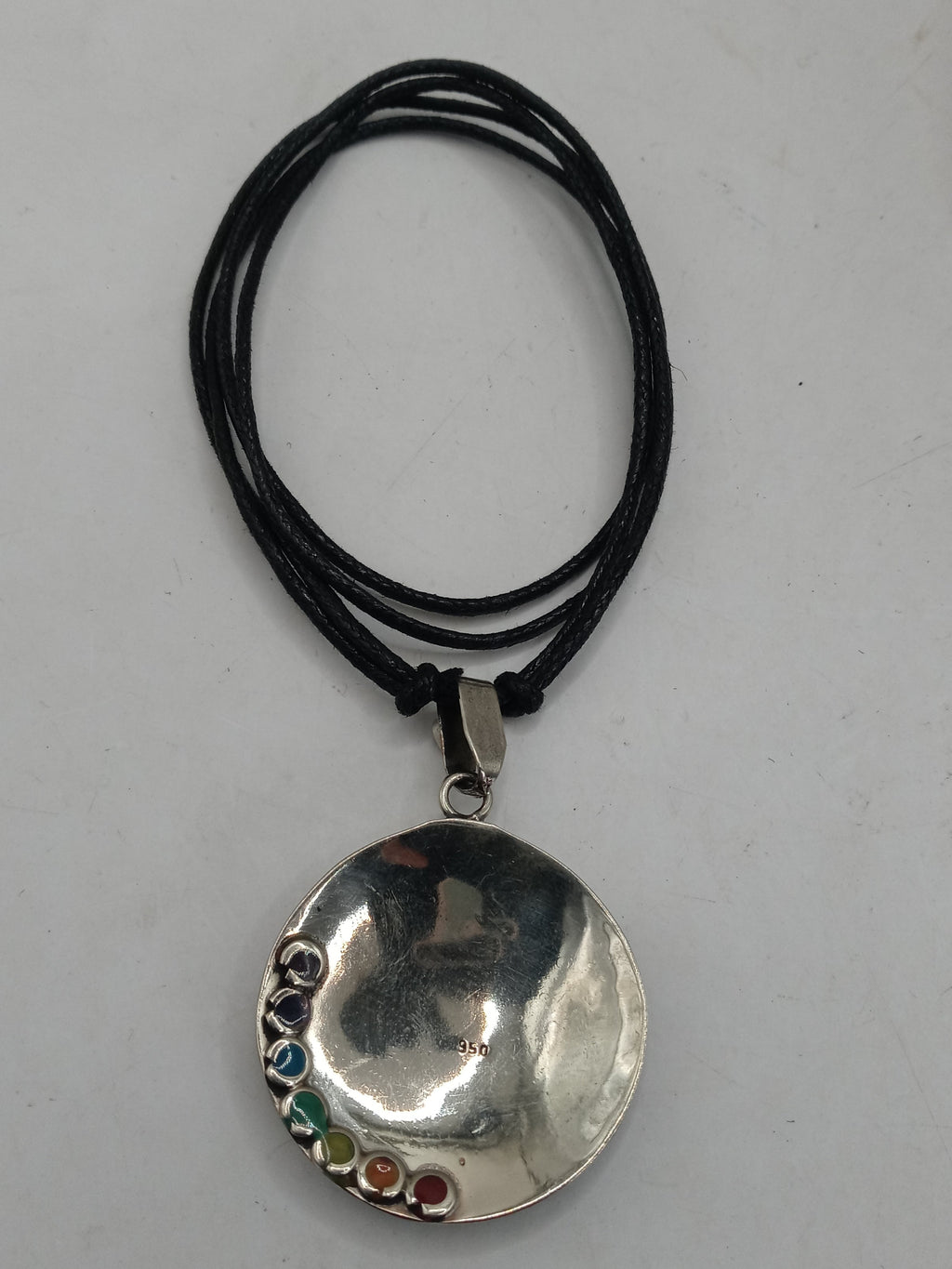 Unisex Adjustable Alpaca Natural Stone Sodalite Necklace