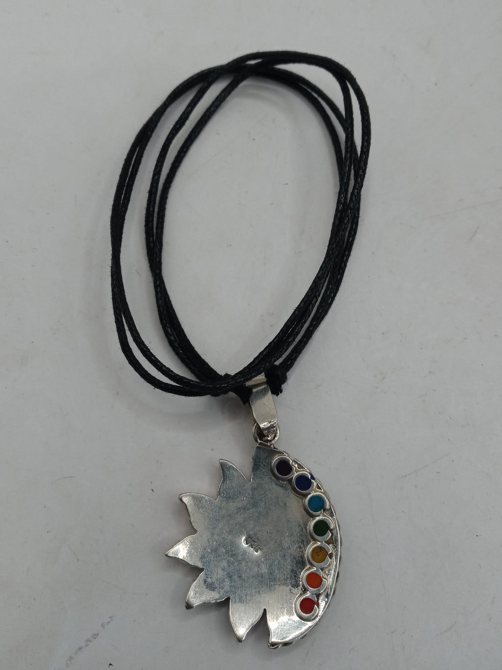 Unisex Adjustable Alpaca Necklace, Inca Sun Moon Wedding