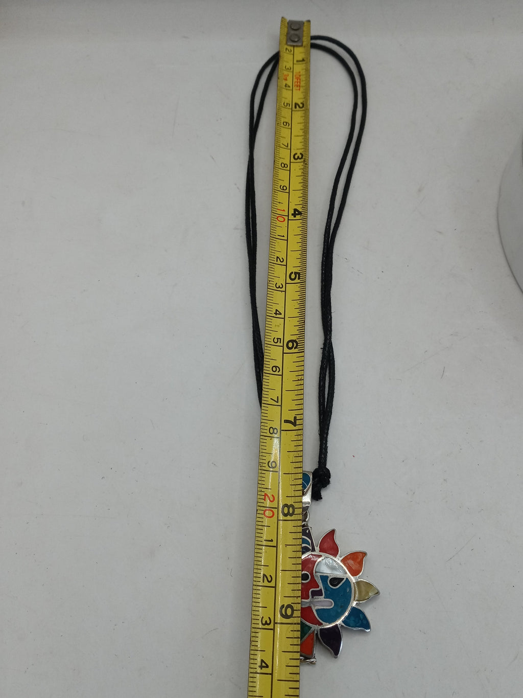 Unisex Adjustable Alpaca Necklace, Inca Sun Moon Wedding
