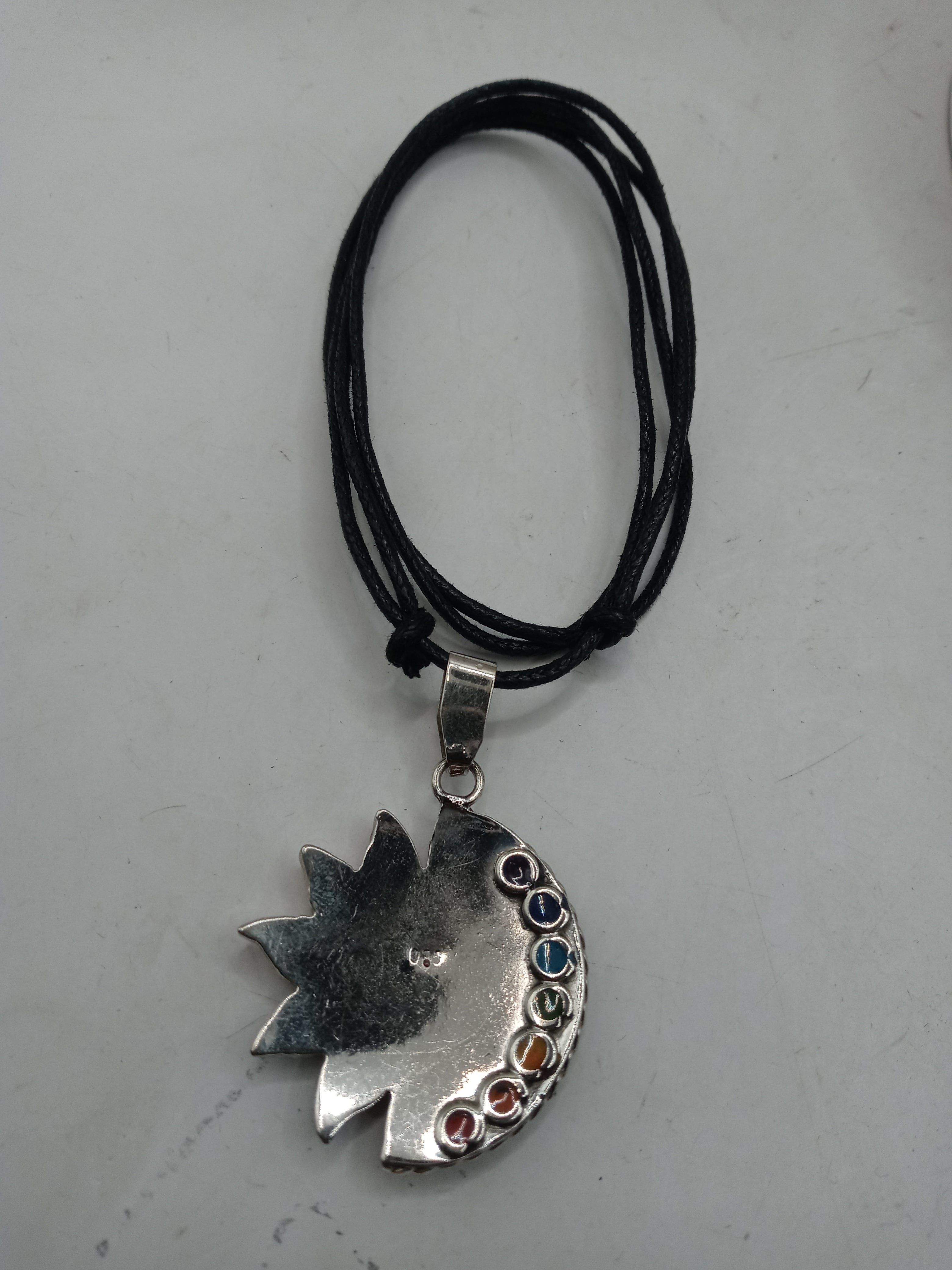 Unisex Handmade Necklace Inca Sun Moon Wedding