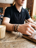 Handmade Macrame Bracelet with Diamond Design