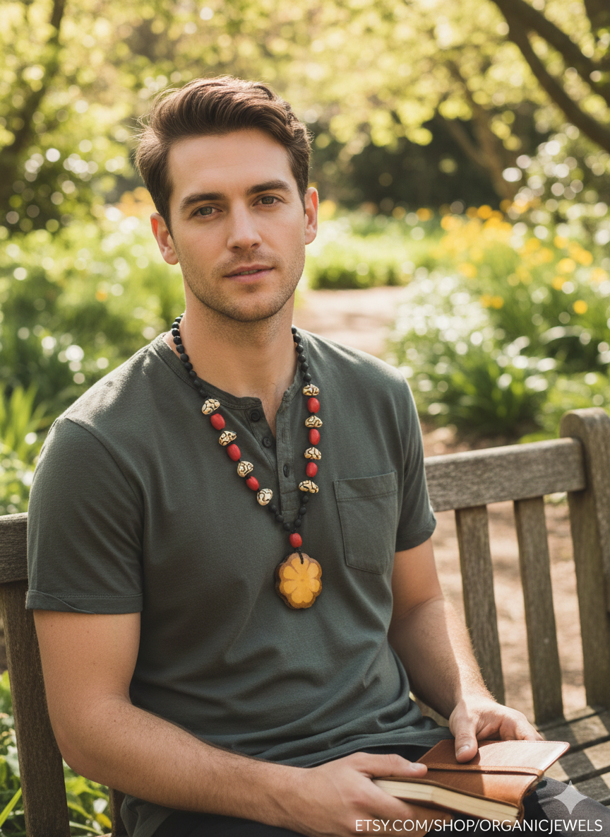 Unisex Handmade Shaman Necklace, Peruvian Craftsmanship, Cusco
