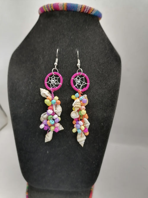 Alpaca Earrings for Women, Peruvian Handicraft, Cusco