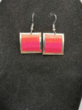 Alpaca Manta Earrings Andean Handmade Cusco