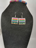 Earrings for Women, Alpaca Blanket, Andean Peruvian Handicraft, Cusco