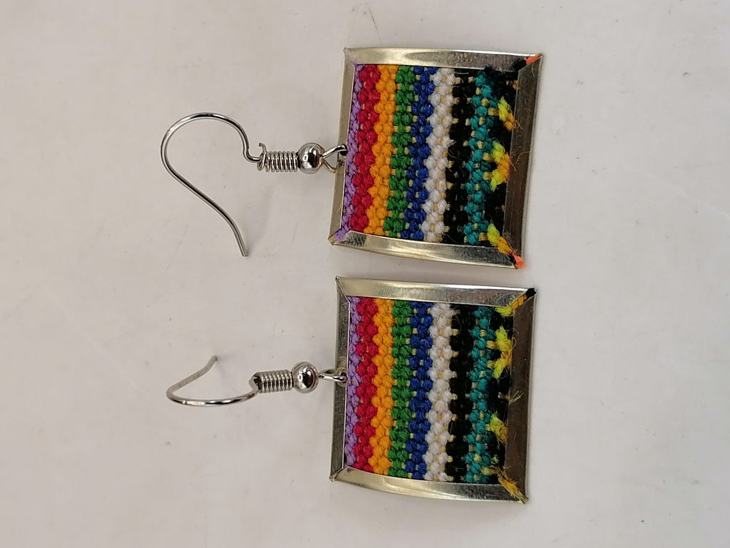 Earrings for Women, Alpaca Blanket, Andean Peruvian Handicraft, Cusco