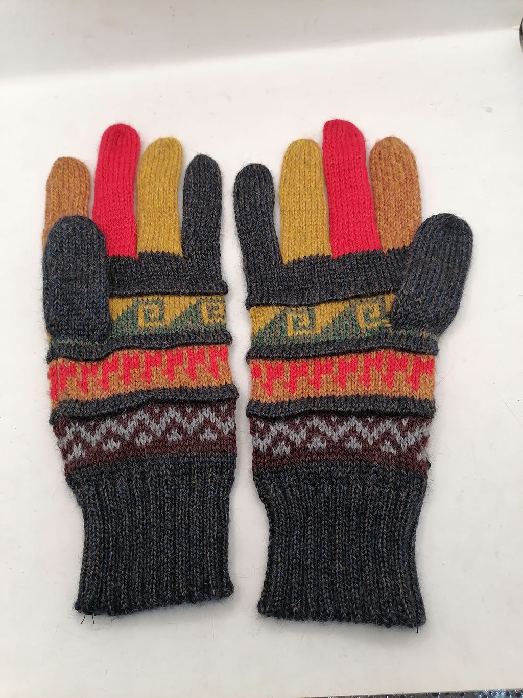 Unisex Winter Wool Knit Gloves