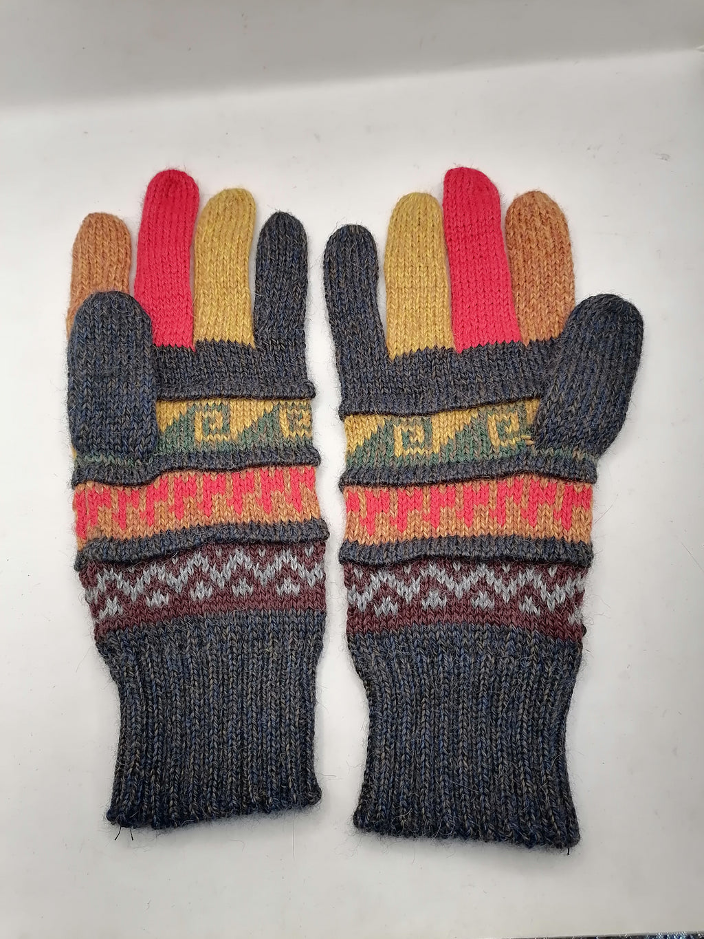 Unisex Winter Wool Knit Gloves