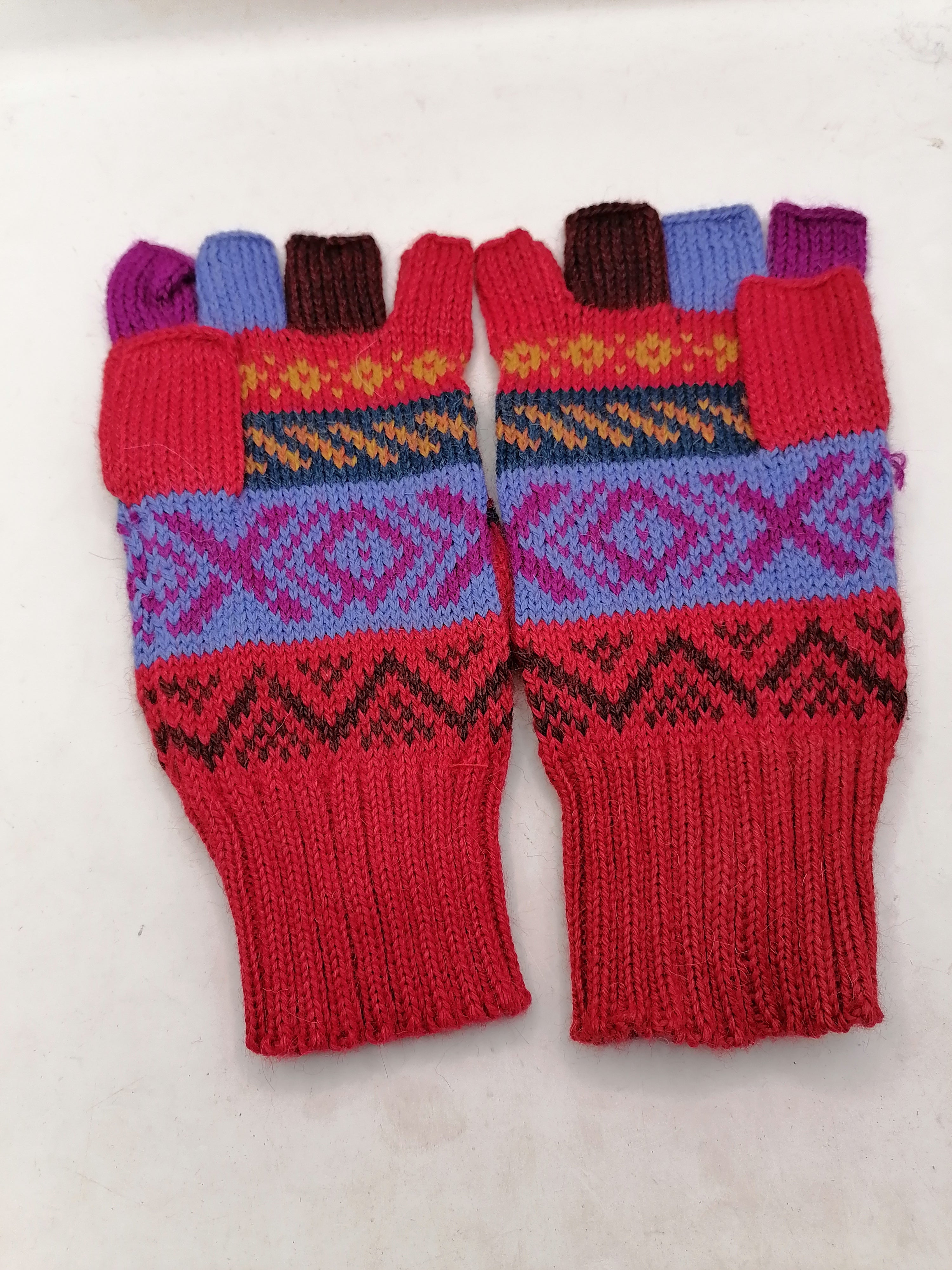 Women's Warm Winter Alpaca Wool Gloves