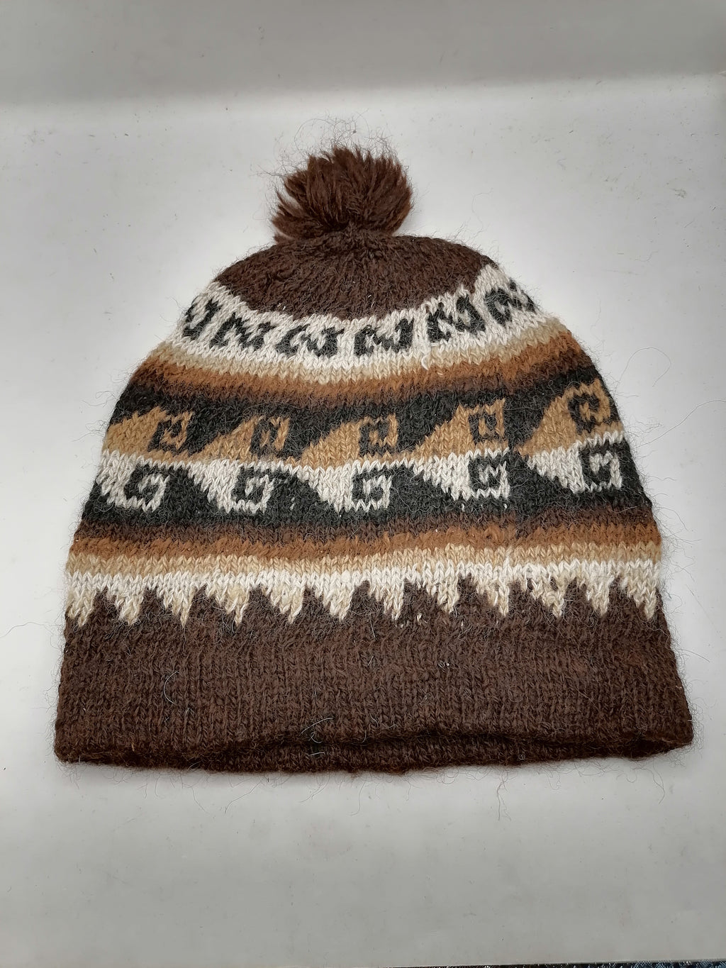 Unisex Chullo Cap Knitted Alpaca Wool for Winter Warm