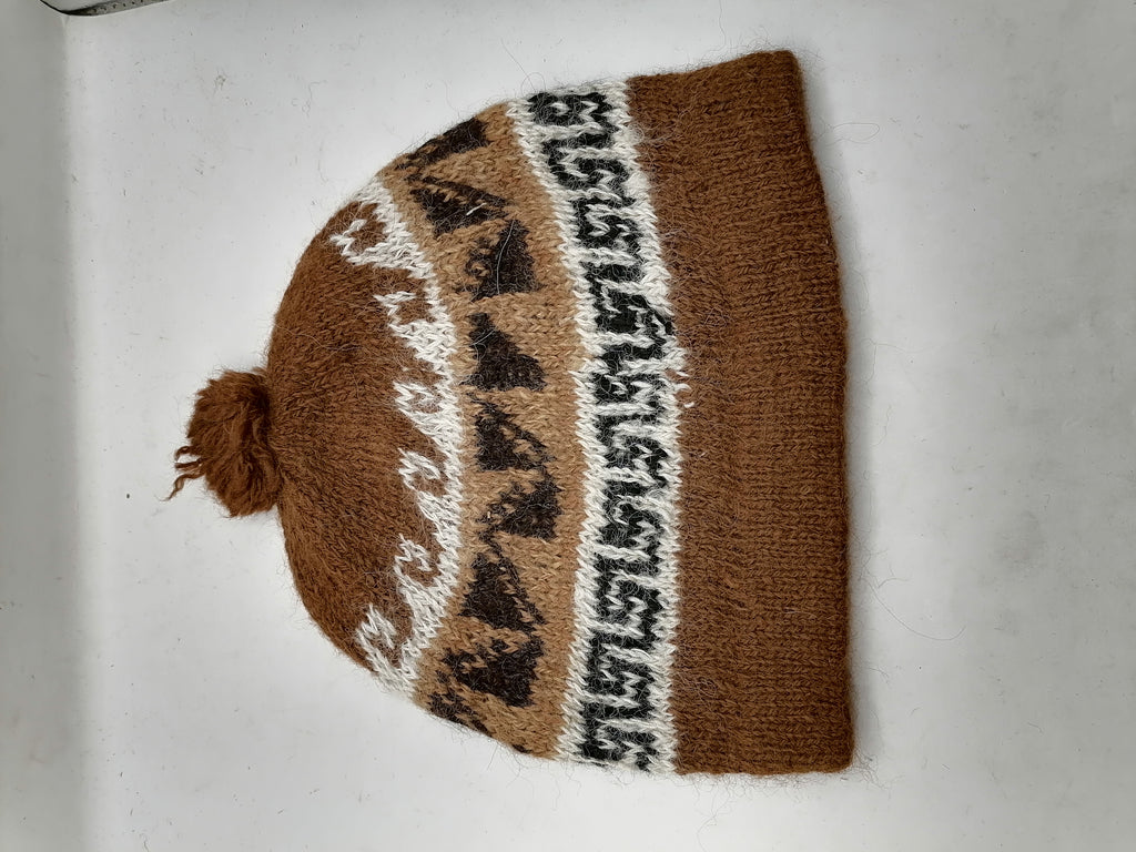 Chullo Hat Beanie Knitted Wool Winter Warm Cusco