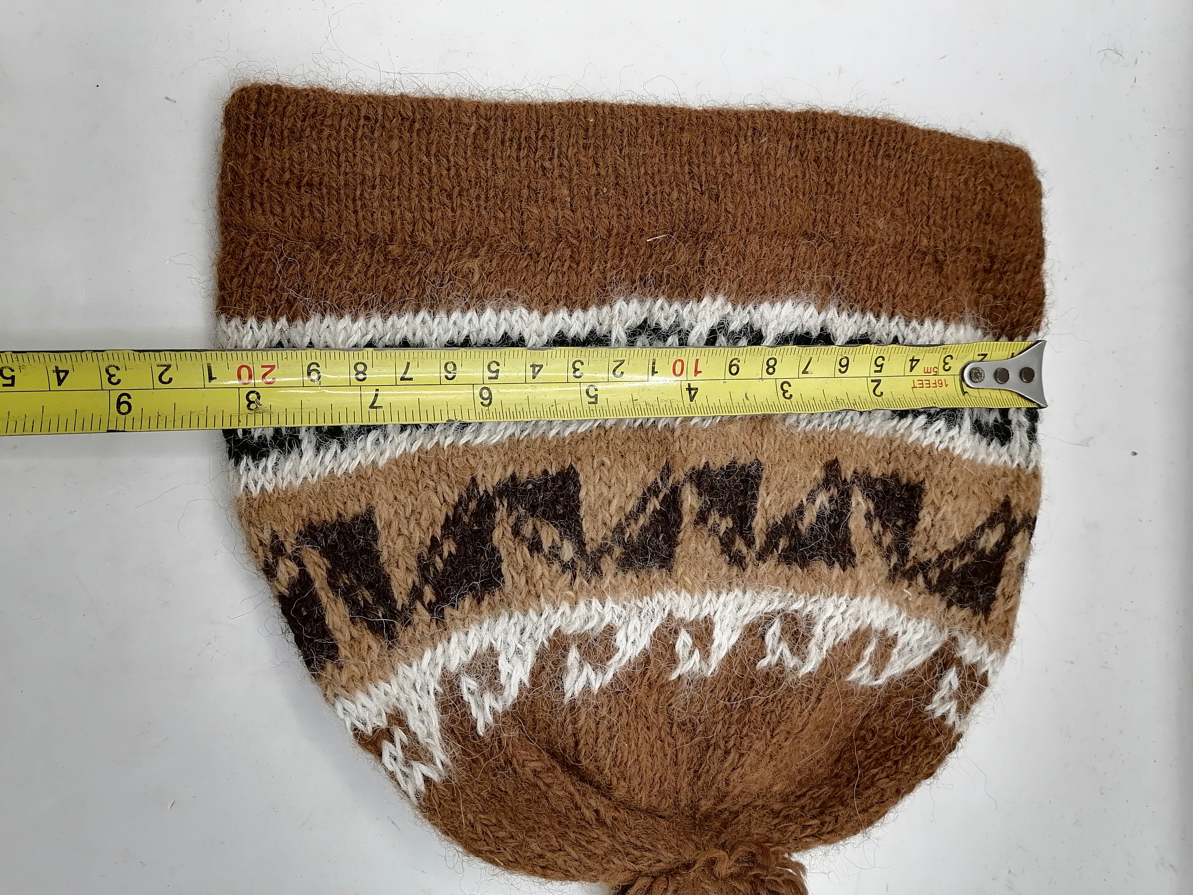Chullo Hat Beanie Knitted Wool Winter Warm Cusco