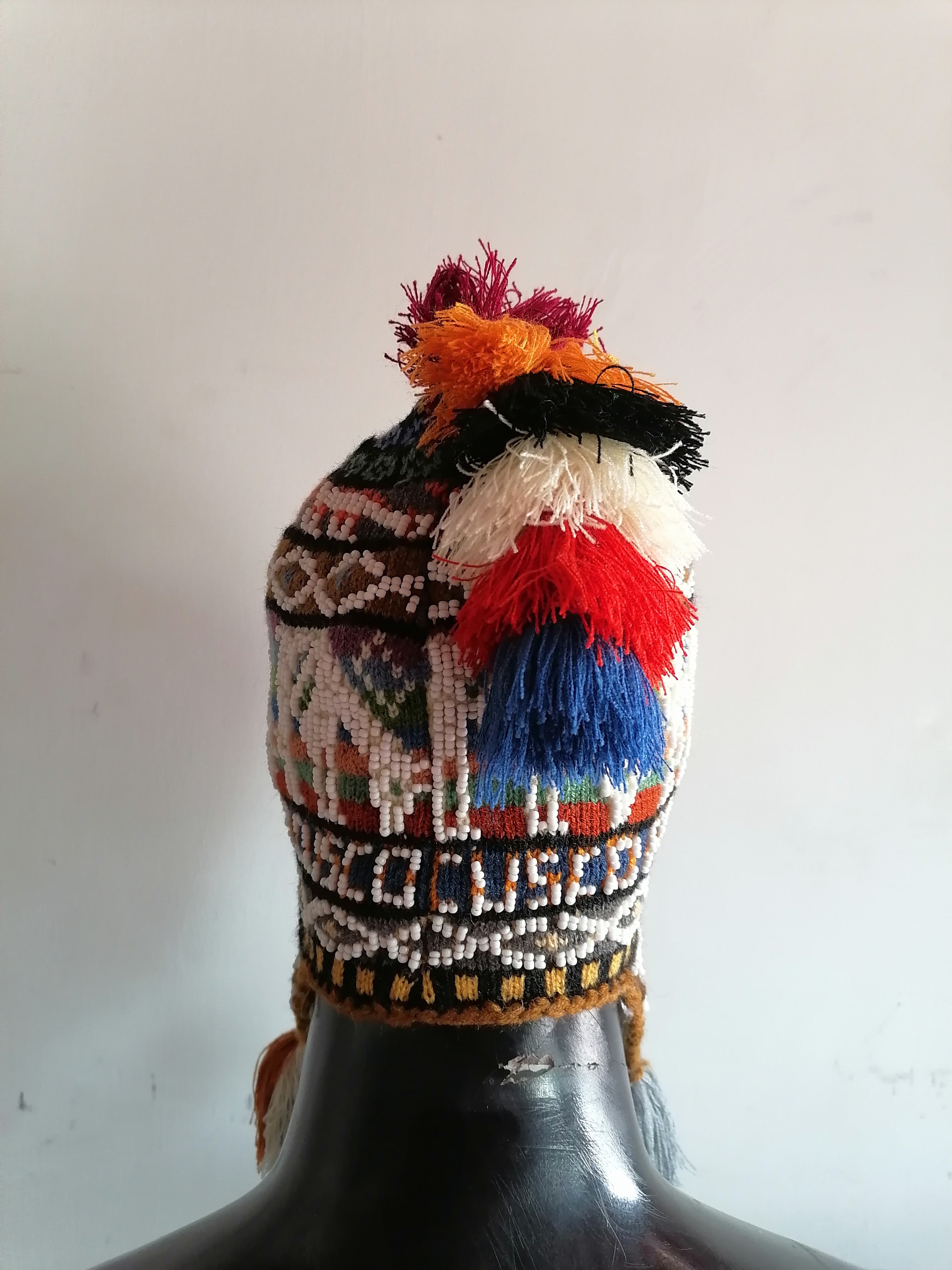 Handwoven Wool Chullo for Warm Winter Cusco