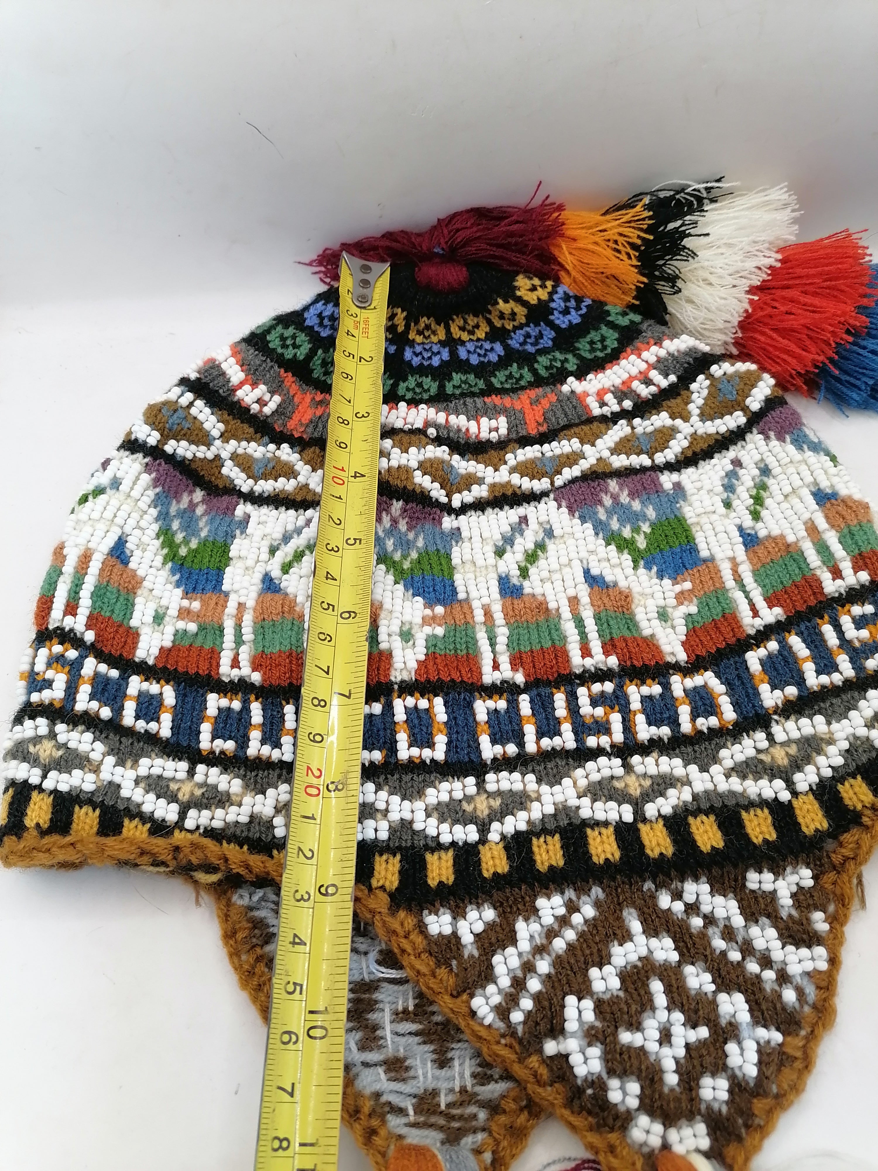 Handwoven Wool Chullo for Warm Winter Cusco
