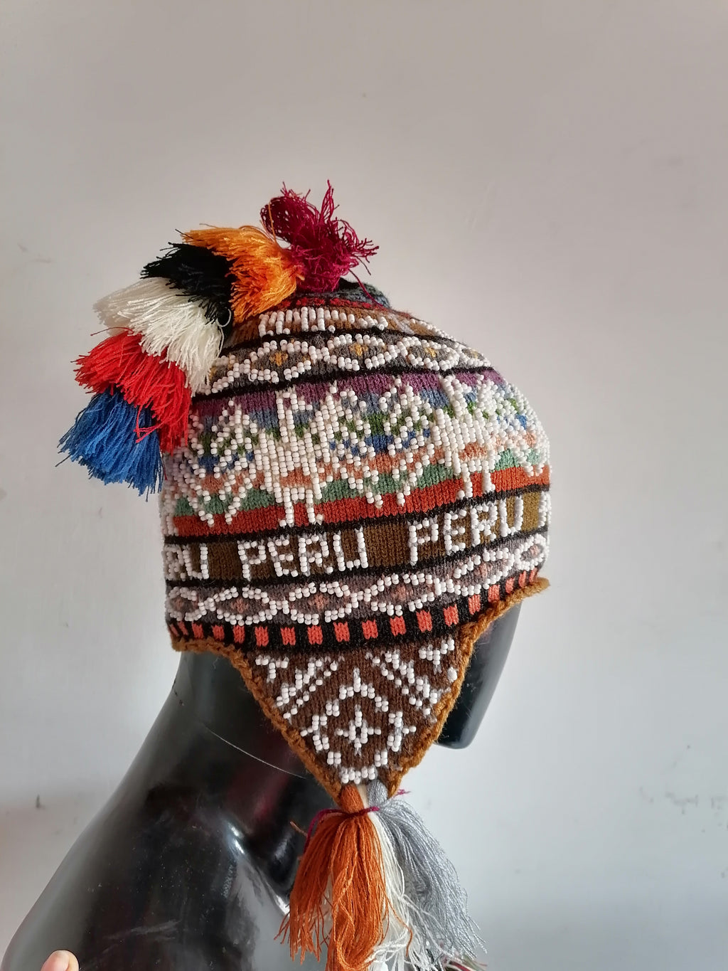 Handwoven Wool Chullo for Warm Winter Cusco