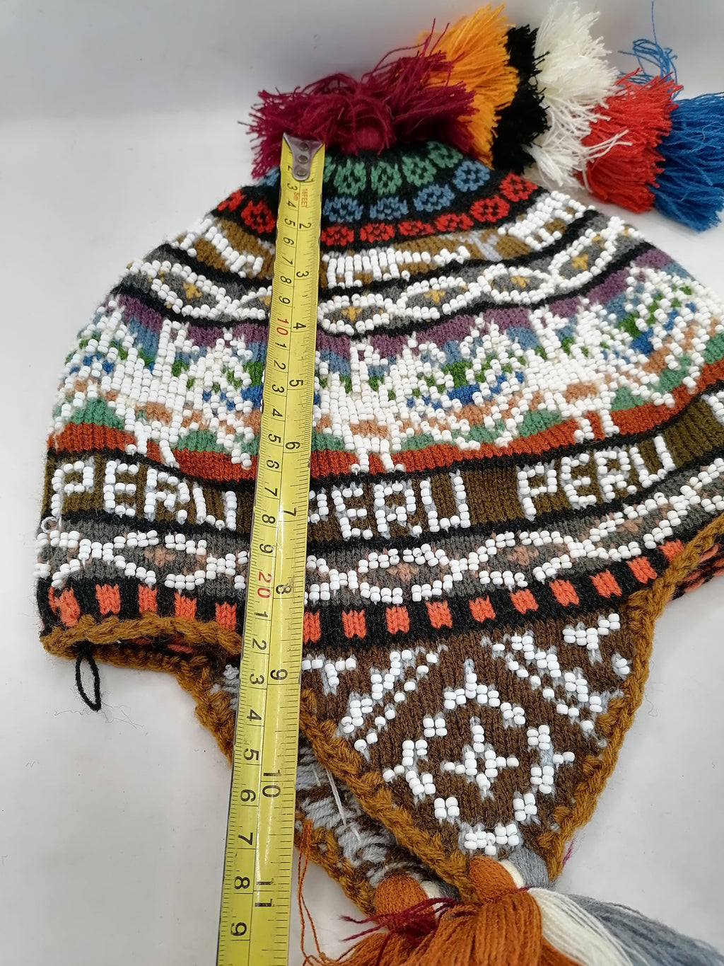 Handwoven Wool Chullo for Warm Winter Cusco