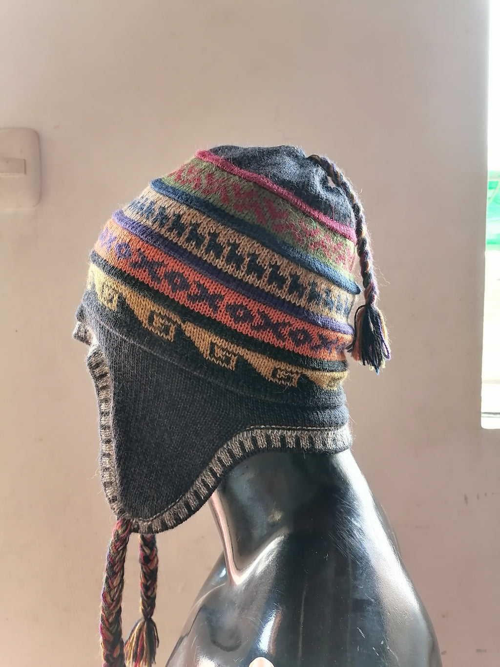 Unisex Reversible Winter Chullo Peruvian Crafts