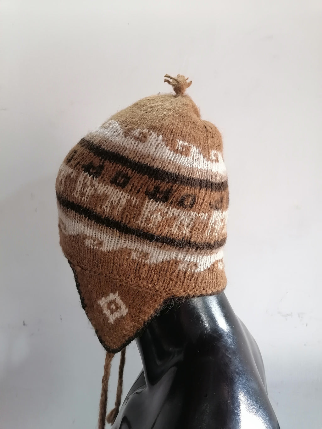 Peruvian Chullo Handmade Alpaca Wool Warm Winter Cusco