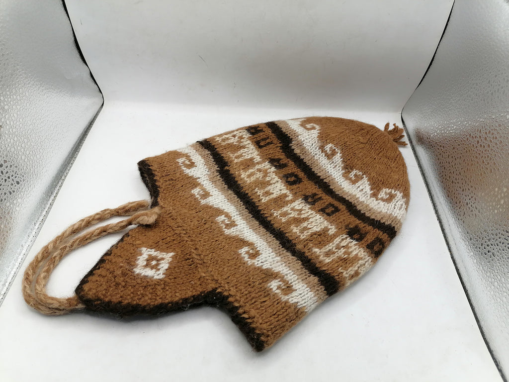 Peruvian Chullo Handmade Alpaca Wool Warm Winter Cusco