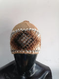 Unisex Hand-Knitted Alpaca Wool Chullo for Winter Warmth