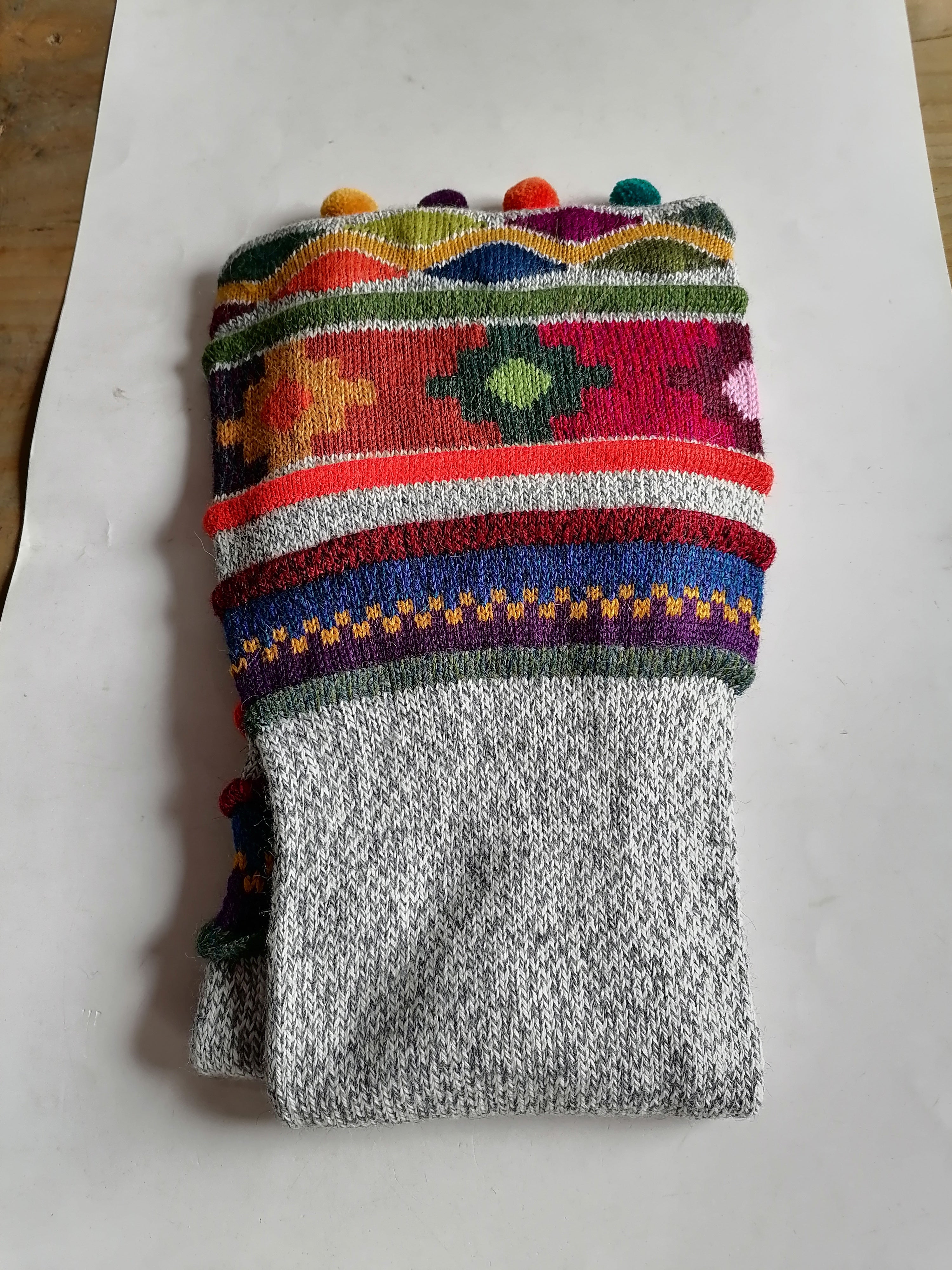 2 in 1 Chullo Wool Knit Warm Winter Cusco