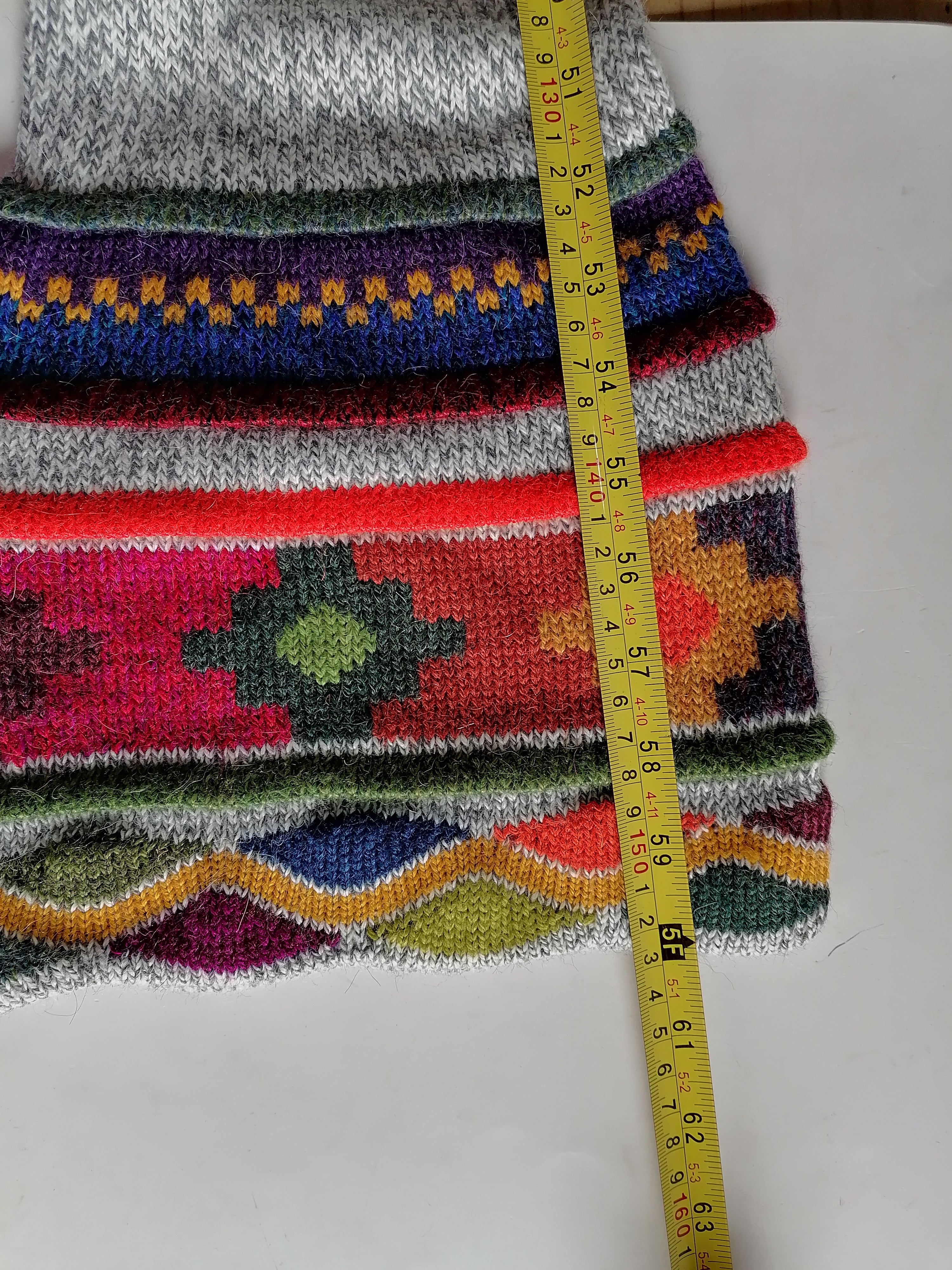 2 in 1 Chullo Wool Knit Warm Winter Cusco