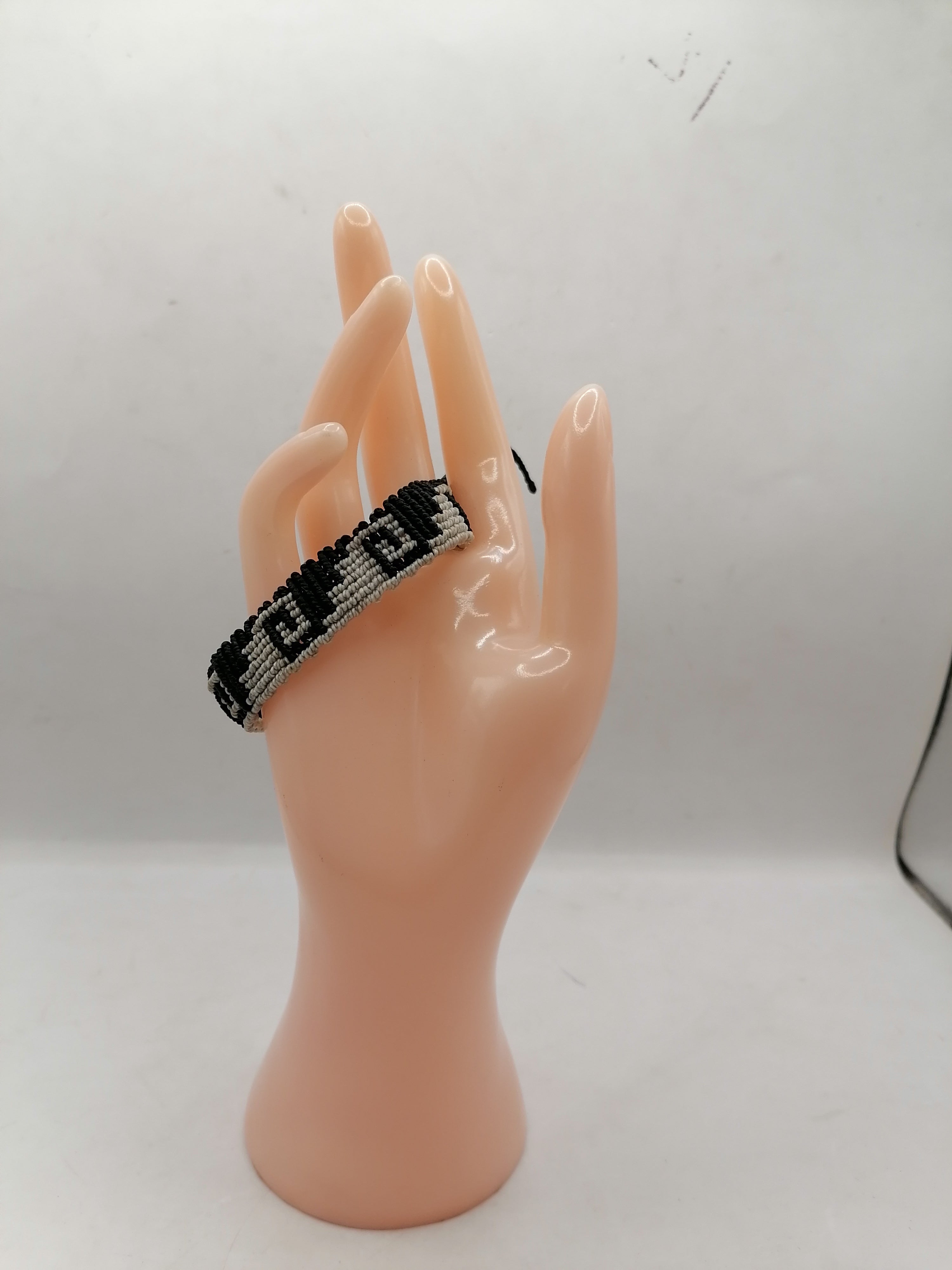 Unisex Bracelet Woven Macrame Thread Peruvian Handicraft Cusco