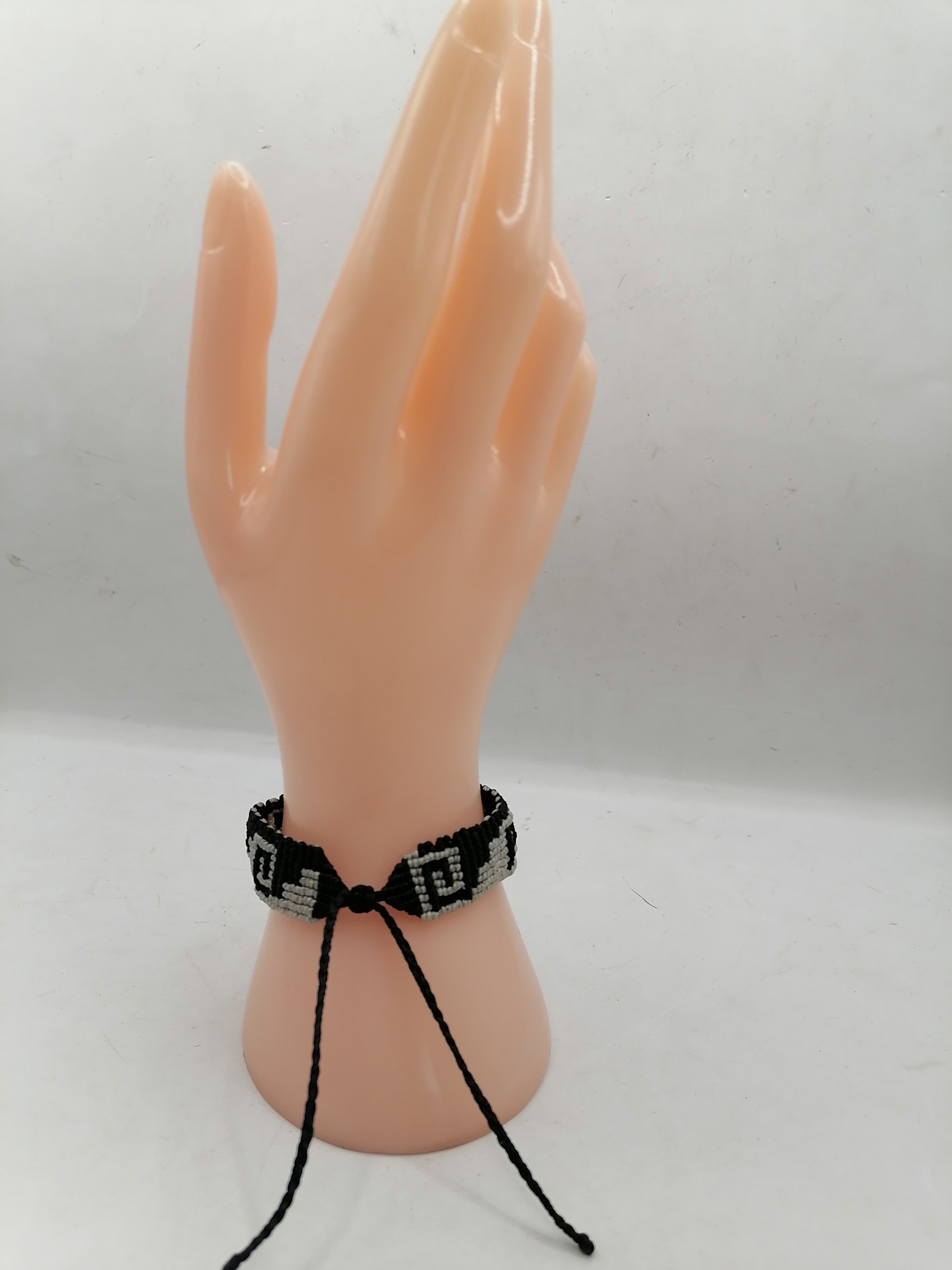 Unisex Bracelet Woven Macrame Thread Peruvian Handicraft Cusco