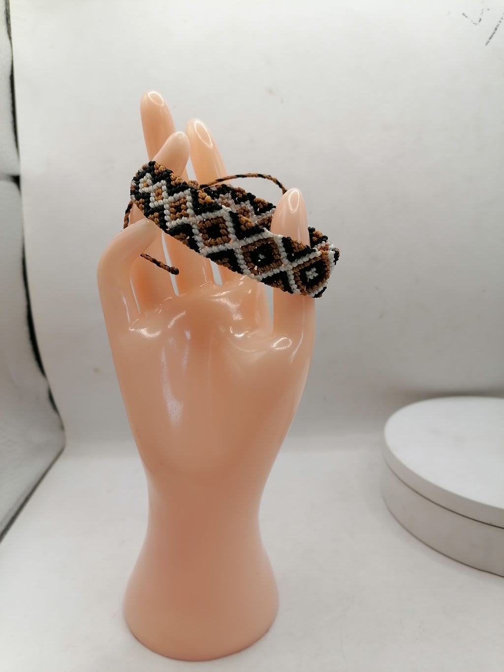 Unisex Bracelet Woven Macrame Thread Peruvian Handicraft Cusco