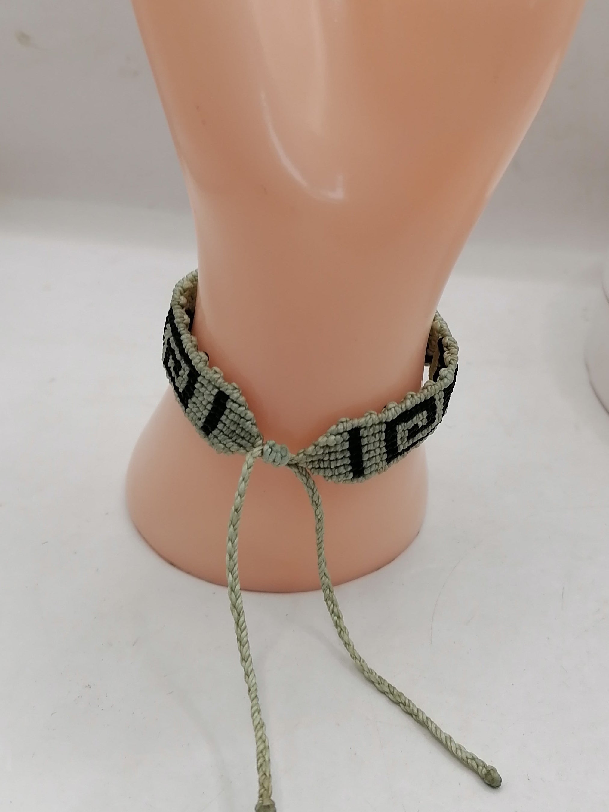 Unisex Bracelet Woven Macrame Thread Peruvian Handicraft Cusco