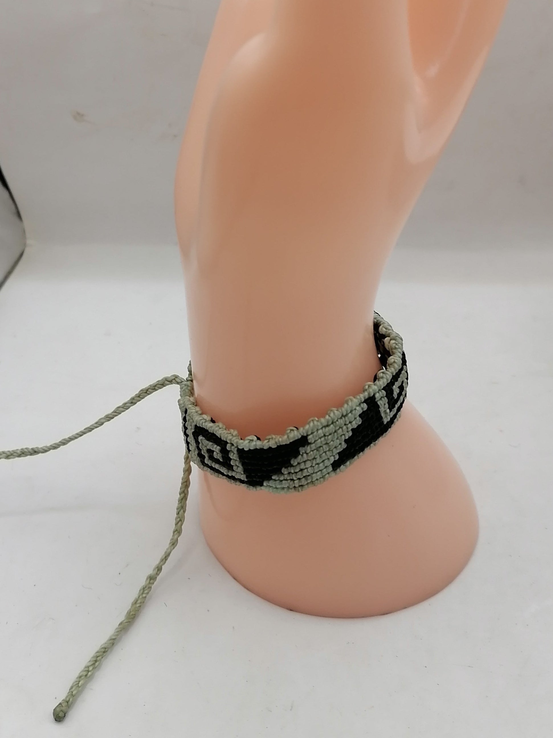 Unisex Bracelet Woven Macrame Thread Peruvian Handicraft Cusco