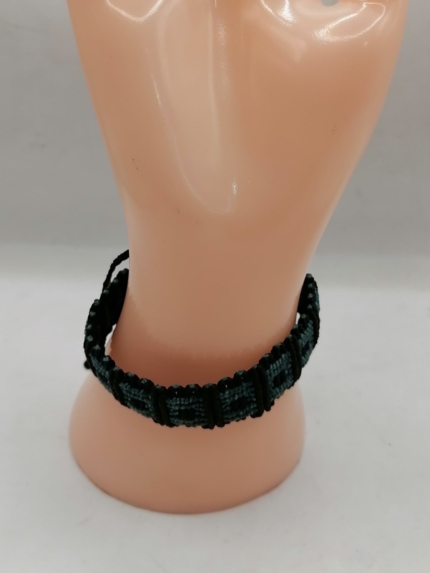 Unisex Bracelet Woven Macrame Thread Peruvian Handicraft Cusco