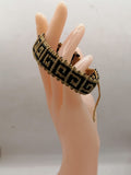 Unisex Woven Macrame Thread Bracelet, Peruvian Handicraft, Cusco