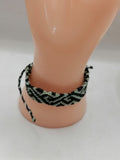 Unisex Bracelet Woven Macrame Thread Peruvian Handicraft Cusco