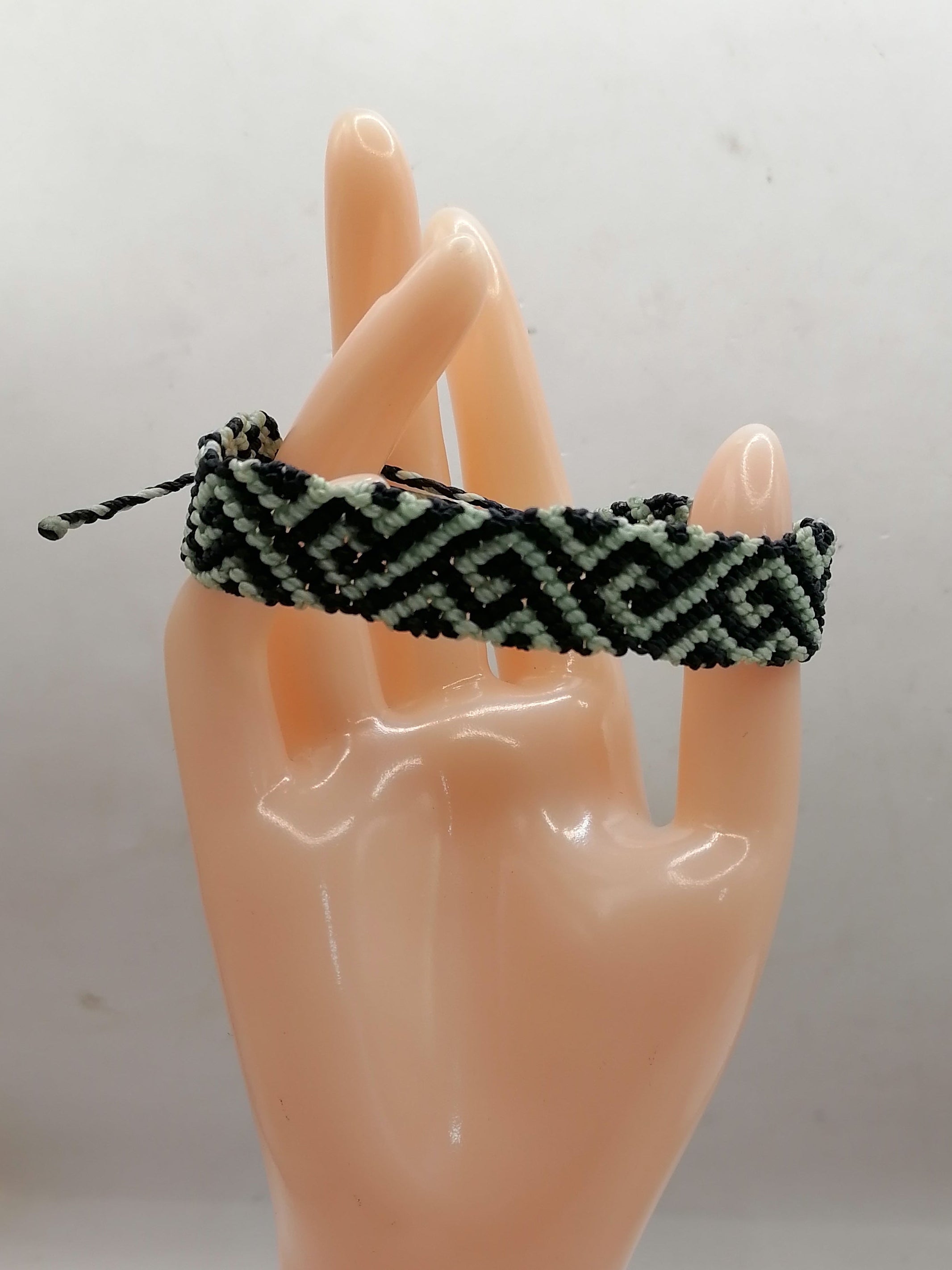 Unisex Bracelet Woven Macrame Thread Peruvian Handicraft Cusco