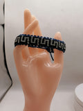 Unisex Woven Macrame Thread Bracelet with Labyrinth Design, Peruvian Handicraft from Cusco