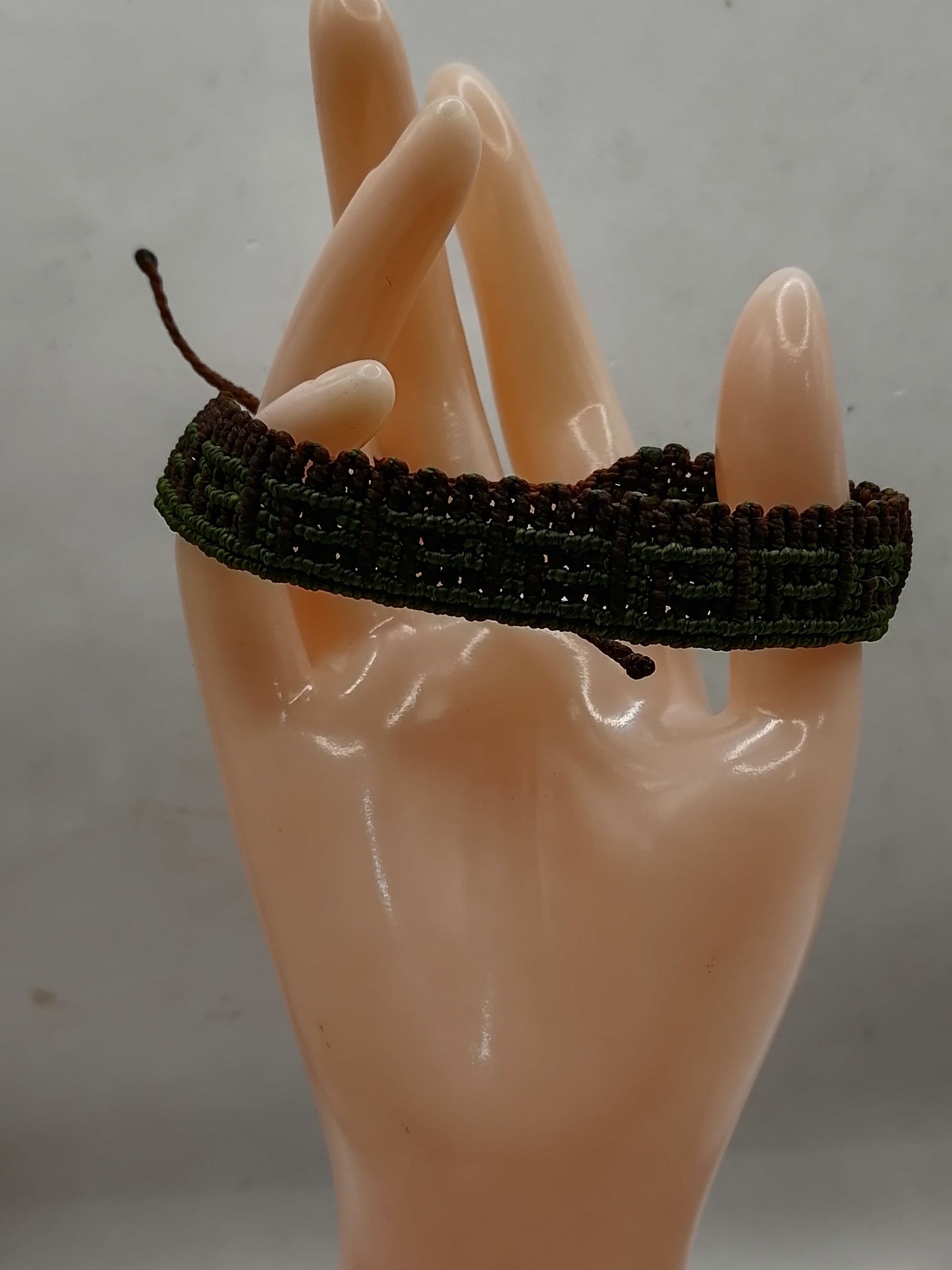 Unisex Bracelet Woven Macrame Thread Peruvian Handicraft