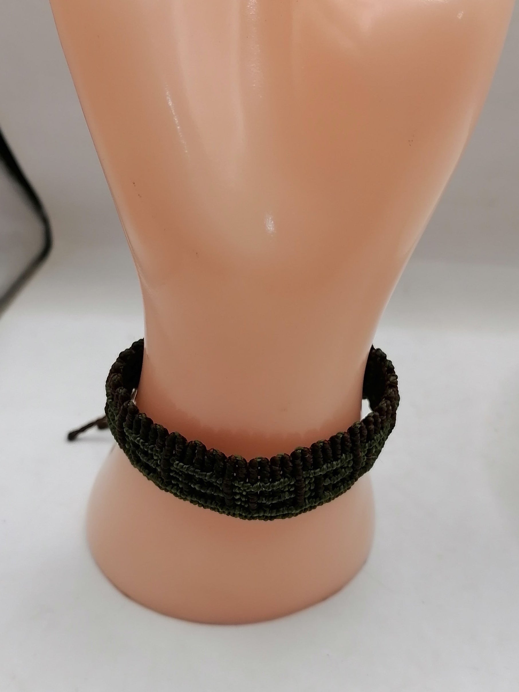 Unisex Bracelet Woven Macrame Thread Peruvian Handicraft