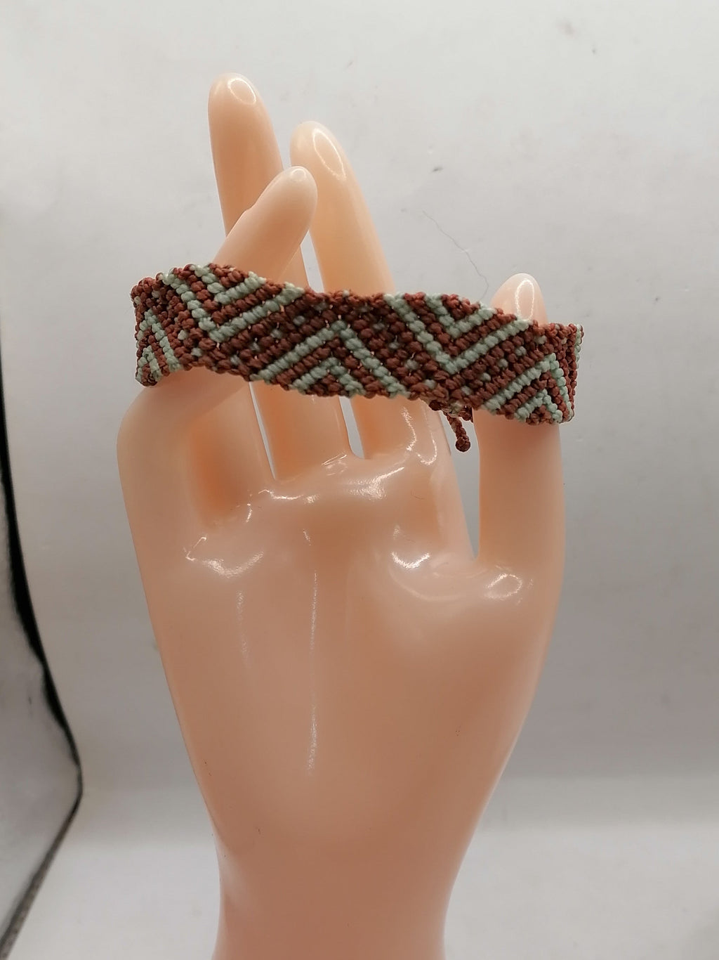 Unisex Bracelet Woven Macrame Thread Peruvian Handicraft Cusco