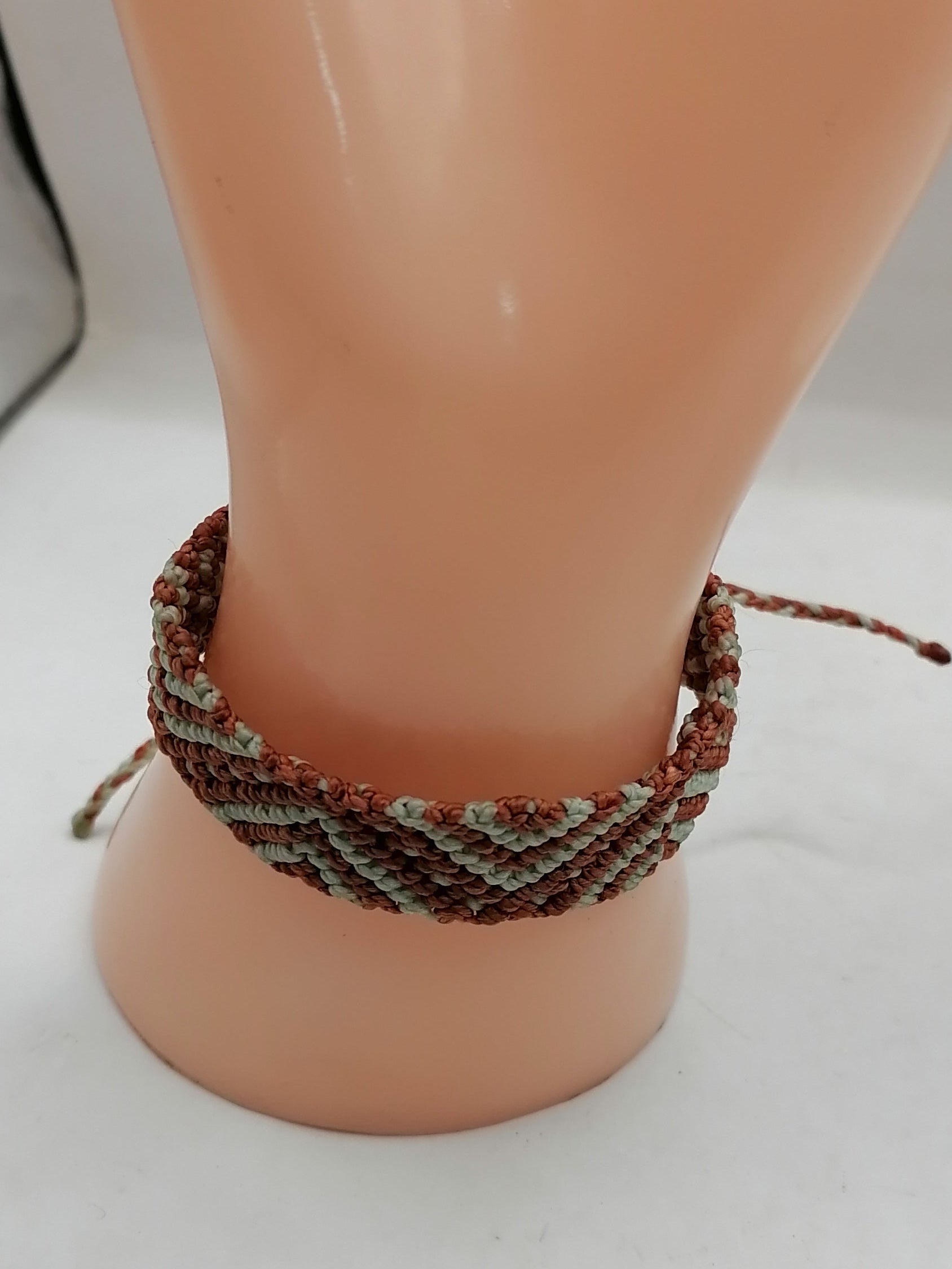 Unisex Bracelet Woven Macrame Thread Peruvian Handicraft Cusco