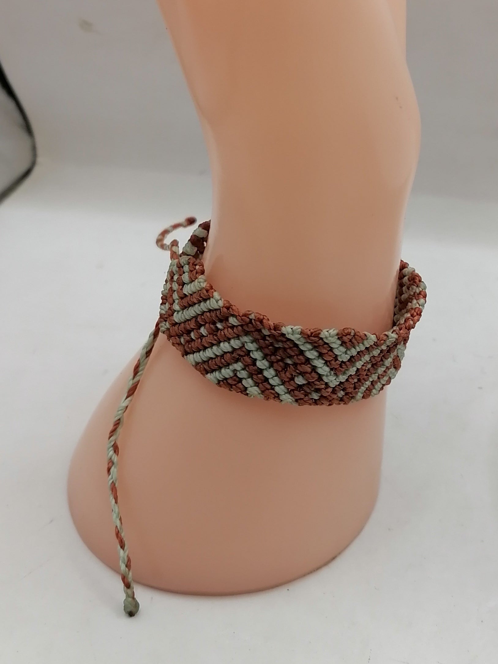 Unisex Bracelet Woven Macrame Thread Peruvian Handicraft Cusco