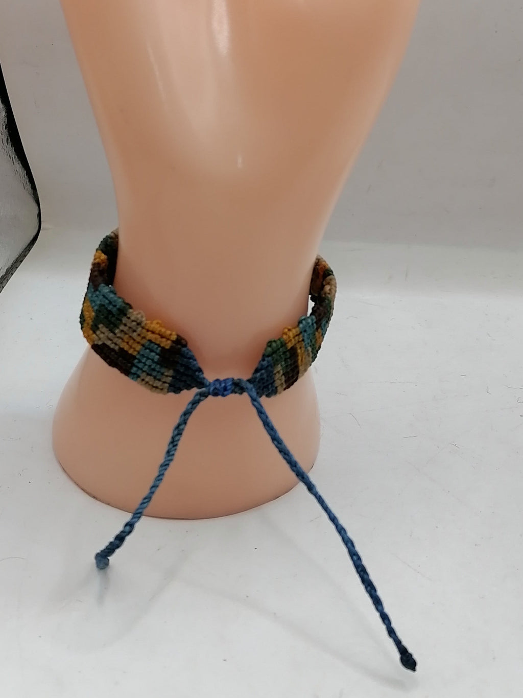 Unisex Bracelet Woven Macrame Thread Peruvian Handicraft Cusco