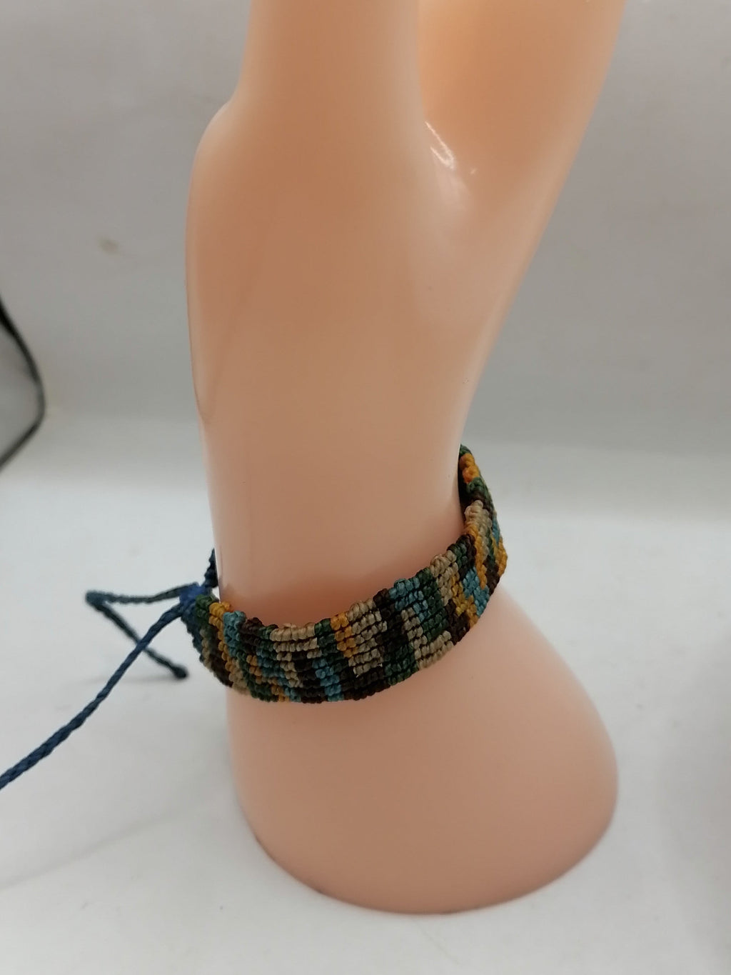 Unisex Bracelet Woven Macrame Thread Peruvian Handicraft Cusco