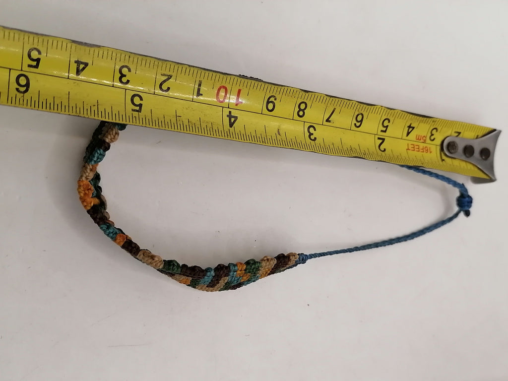 Unisex Bracelet Woven Macrame Thread Peruvian Handicraft Cusco