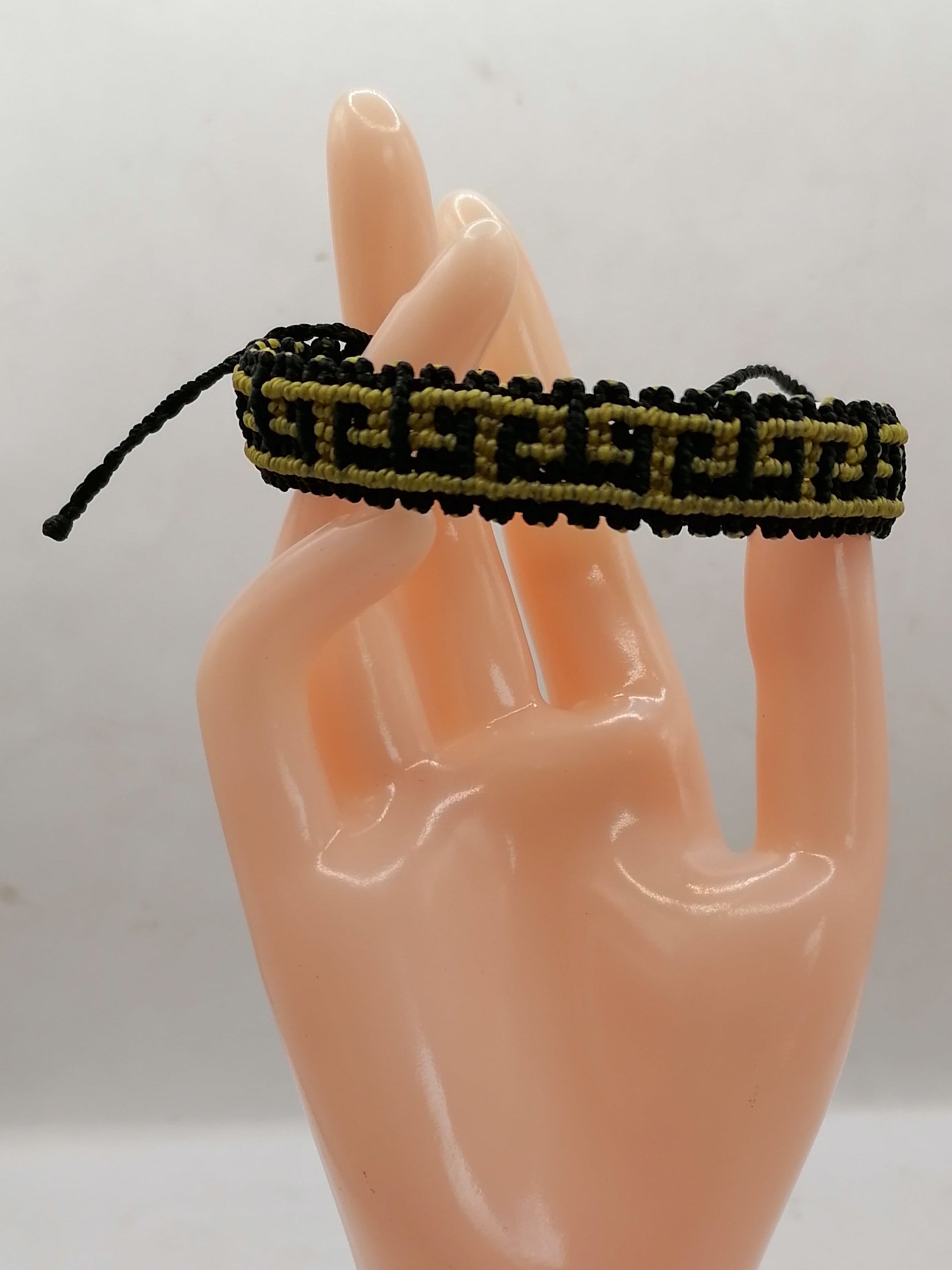 Unisex Bracelet Woven Macrame Thread Peruvian Handicraft Cusco