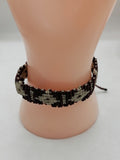 Unisex Bracelet Woven Thread Macrame Chakana Inca Design