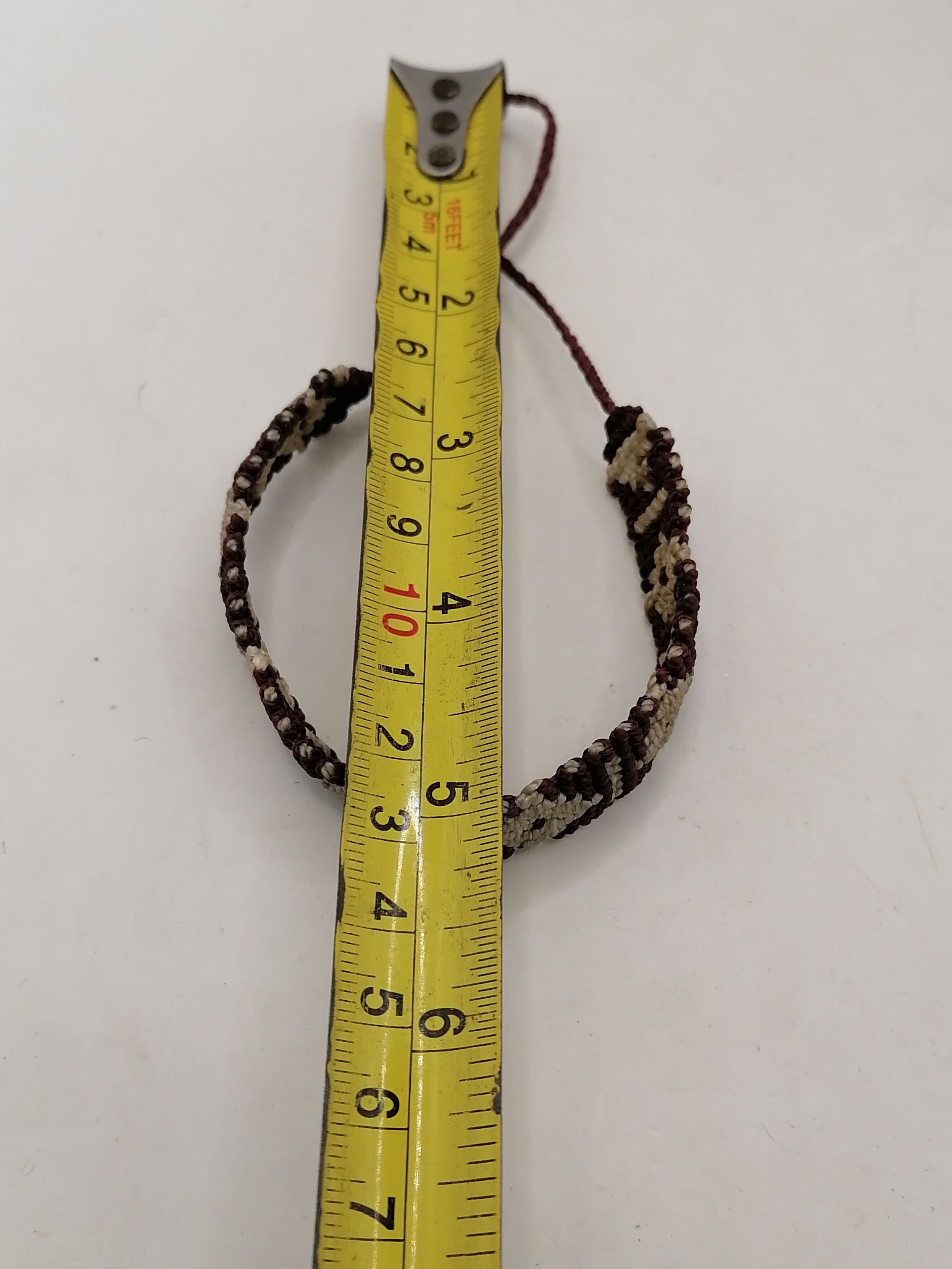Unisex Bracelet Woven Thread Macrame Chakana Inca Design