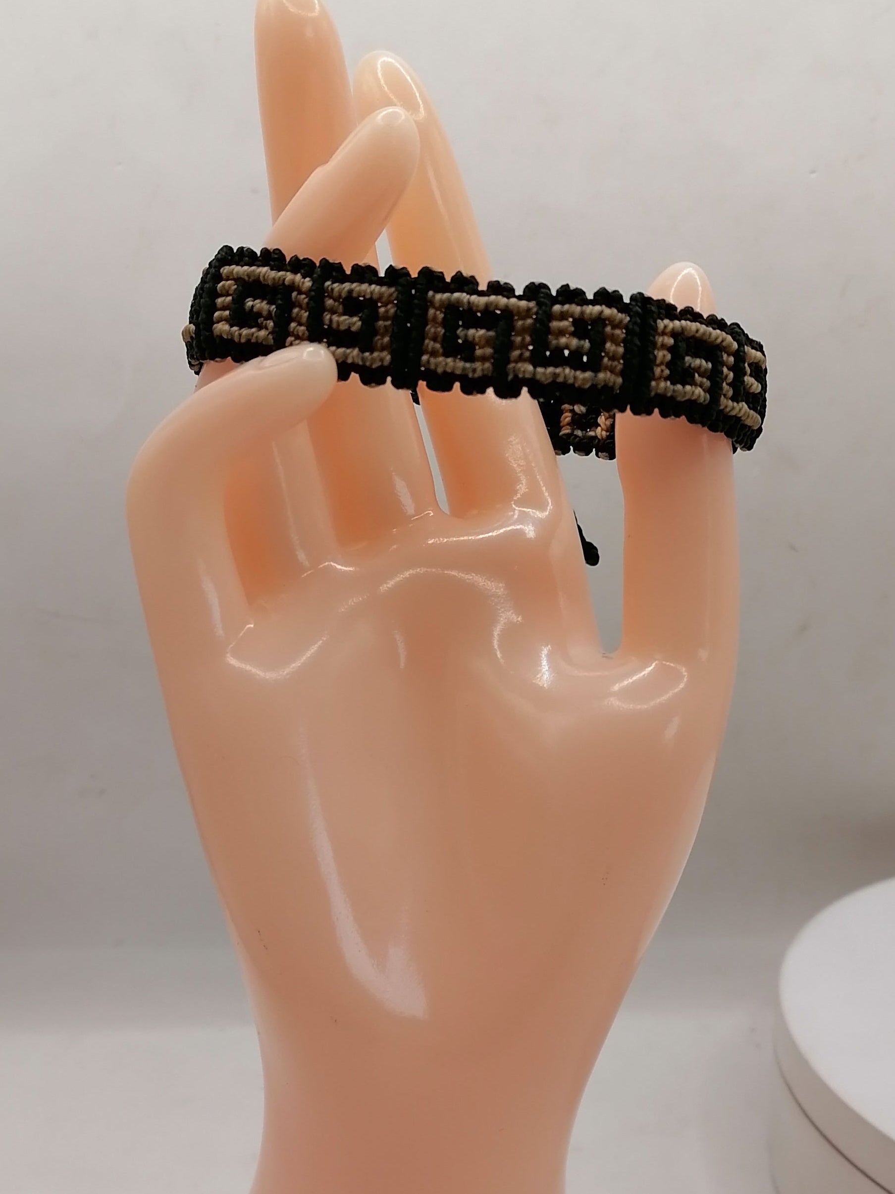 Unisex Bracelet Woven Macrame Thread Peruvian Handicraft Cusco
