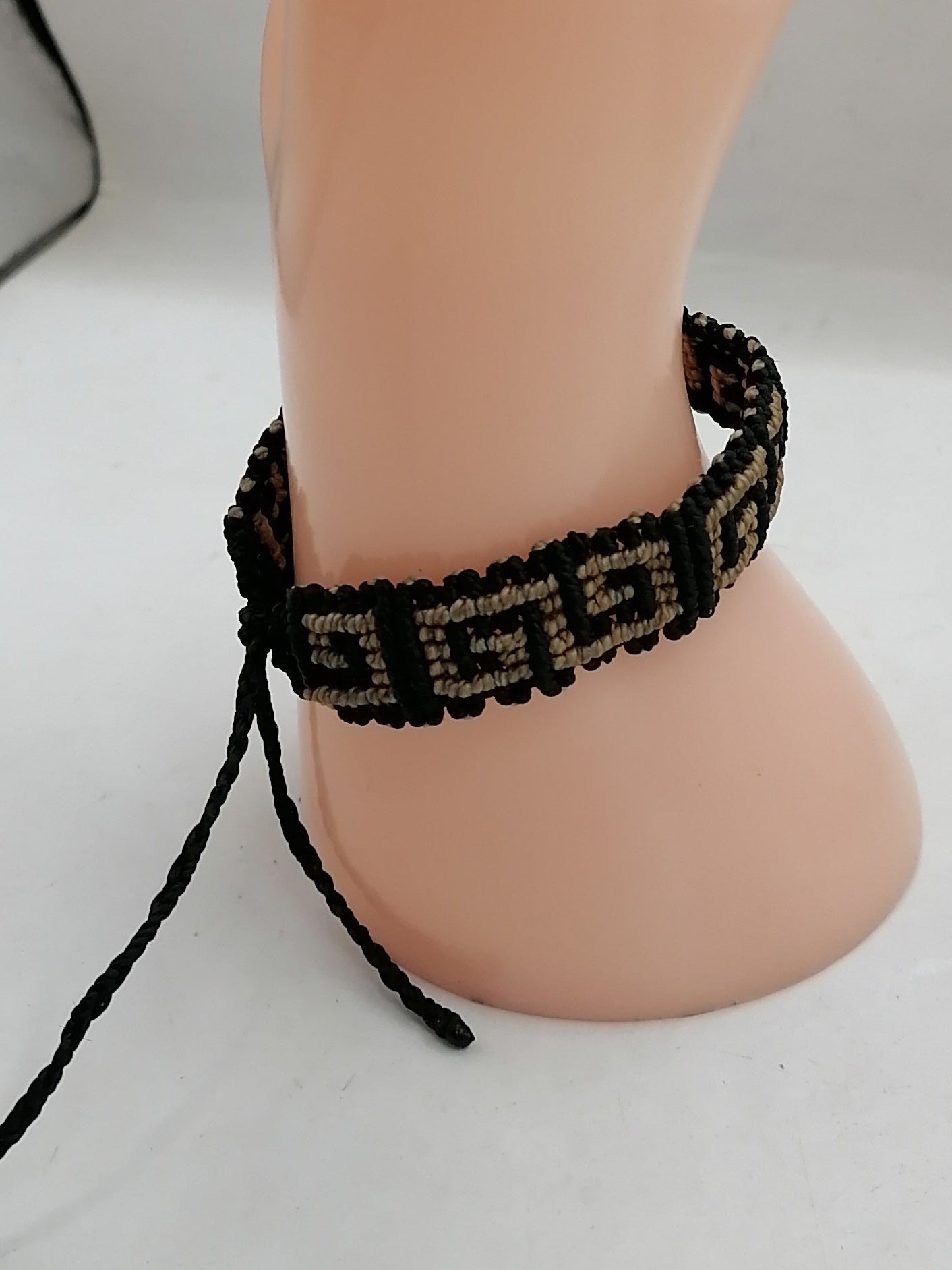 Unisex Bracelet Woven Macrame Thread Peruvian Handicraft Cusco