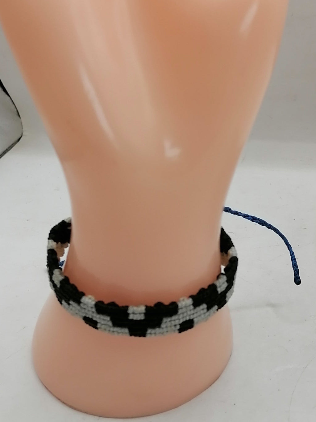 Women's Woven Macrame Thread Bracelet with Inca Chakana